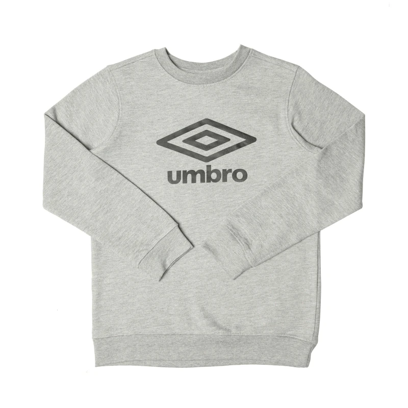 Image of Umbro Large Logo Crew Sweat - Grey Grey 5 - 6