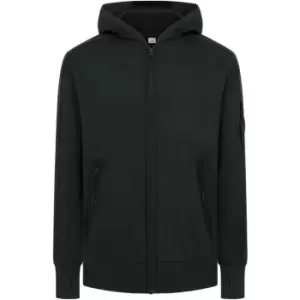 Image of CP COMPANY Goggle Lens Hoodie - Blue