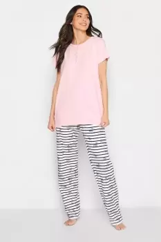 Image of Tall Button Placket Pyjama Top