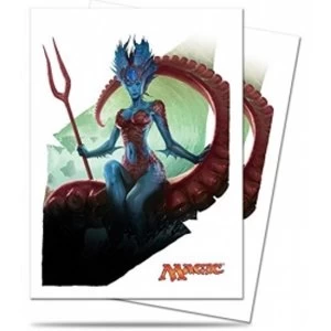 image of Magic the Gathering Battle for Zendikar Kiora Master Depths Card Sleeves Pack of 80