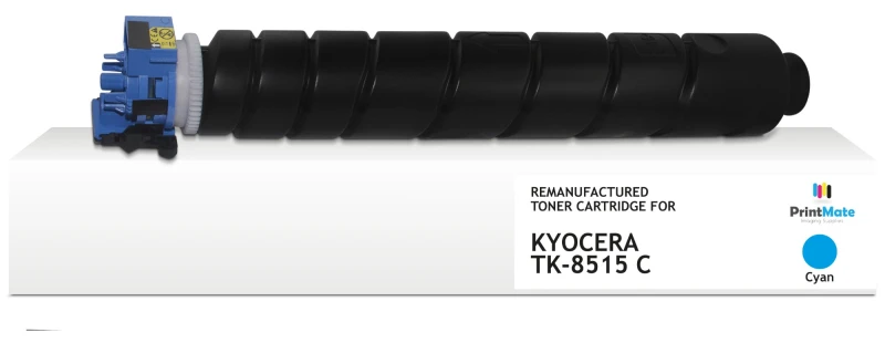 Image of PrintMate KYOCERA TK-8515C. remanufactured toner. Cyan 20000p