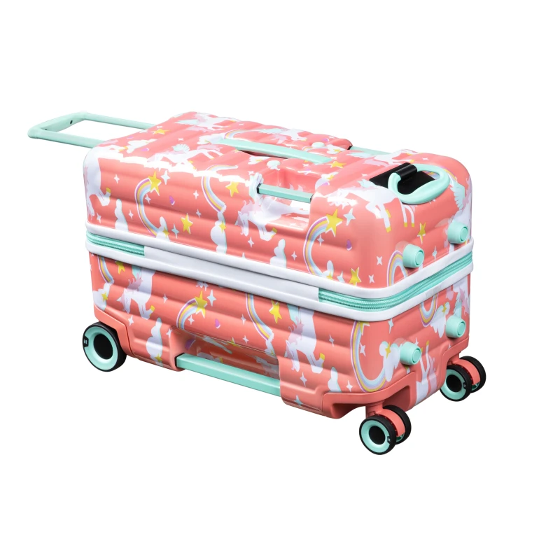 Image of IT Luggage Trunkryder Unicorns Kids Ride On Suitcase