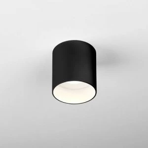 Image of LED 1 Light Round Surface Mounted Downlight Matt Black