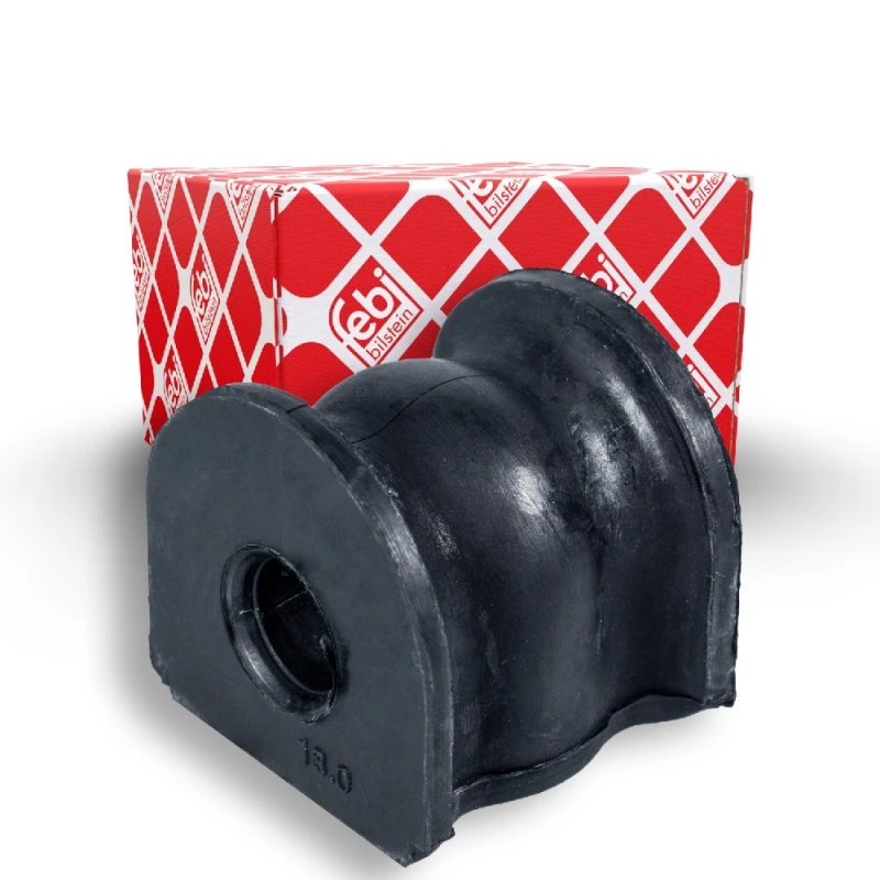 Image of FEBI BILSTEIN 42049 Stabilizer Bushes Rear Axle, Rubber Rubber Anti-roll Bar Bush Kit (1334)