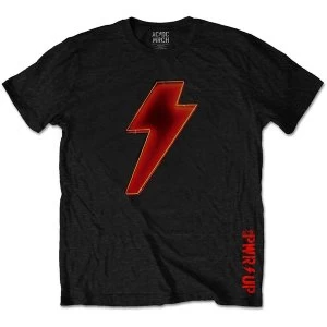 Image of AC/DC - Bolt Logo Unisex Large T-Shirt - Black