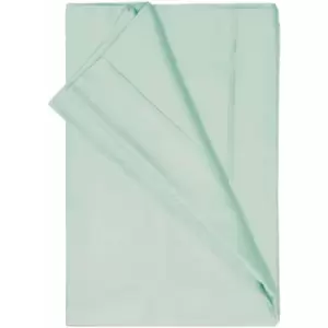 Image of Belledorm 200 Thread Count 100% Egyptian Cotton Flat Sheet, Thyme, King/Super King
