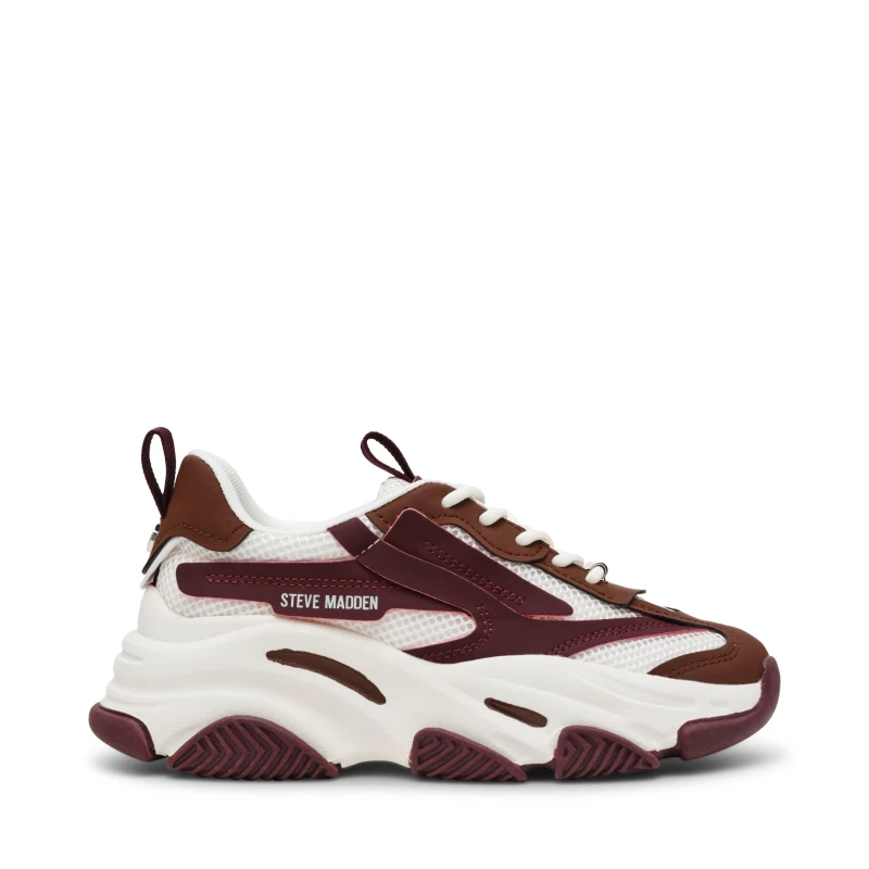 Image of Steve Madden Womens Possession Chunky Trainers Sepia female 4 (37)