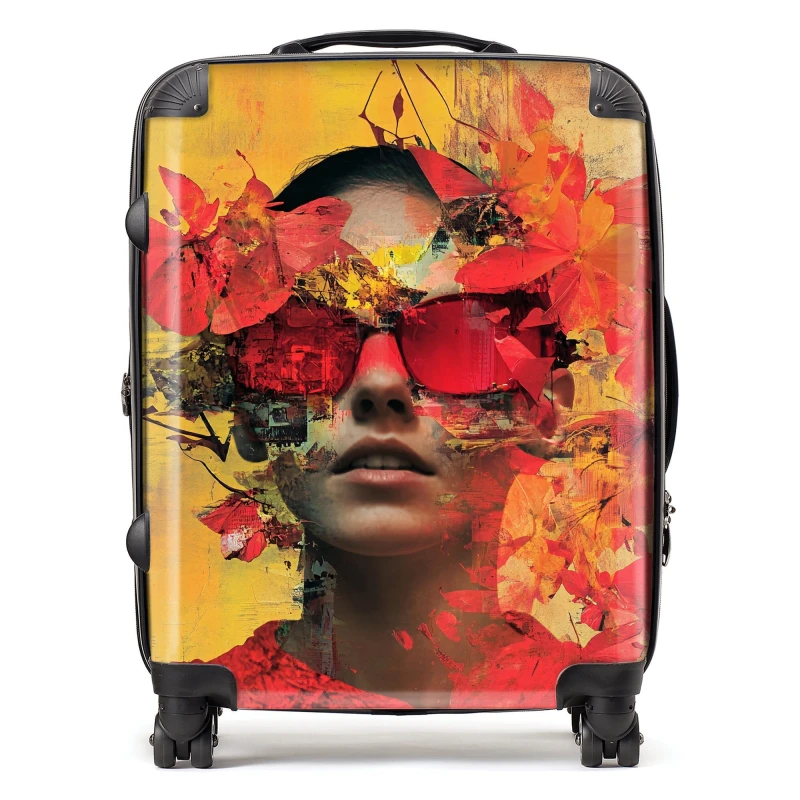 Image of Designer Luggage Calista Vale: 00002 Suitcase Size: Large Multicolor Unisex Large