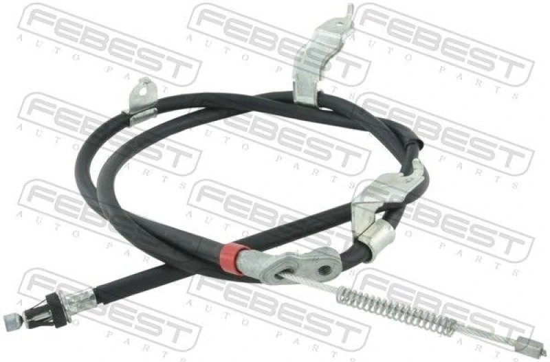 Image of FEBEST 0299-T31PCLH Brake Cable Left Rear Cable,parking brake (124)