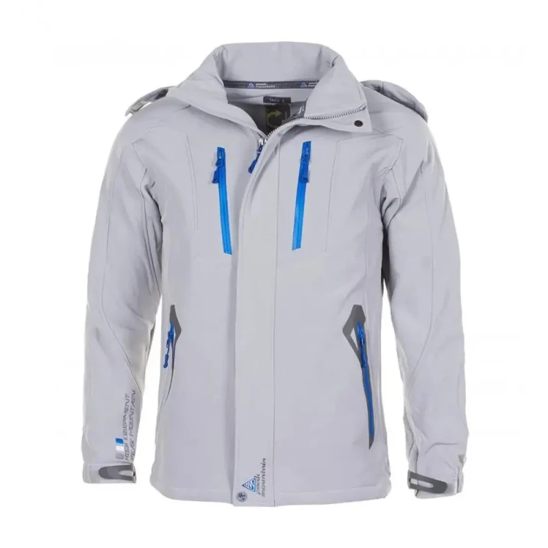 Image of Peak Mountain Children's softshell jacket Peak Mountain Ecilo Gris Male 12 ans ECILO/10-16/BG-GRIS