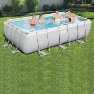 image of Bestway - 13ft 3 x 6ft 7 x 39.5" Power Steel Frame Pool Set