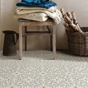 Image of Floorpops Antico Self Adhesive Floor Tiles MultiColoured