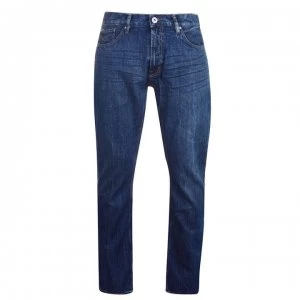Image of Firetrap Tokyo Mens Jeans - Boot Mid Wash