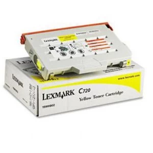 image of Lexmark 15W0902 Yellow Laser Toner Ink Cartridge