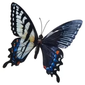 Image of Bright Butterfly Blue Plaque