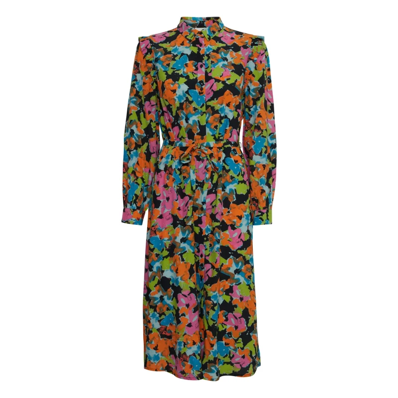 Image of Ichi Womens shirt dress Ichi Ganava Multicolore Female 38