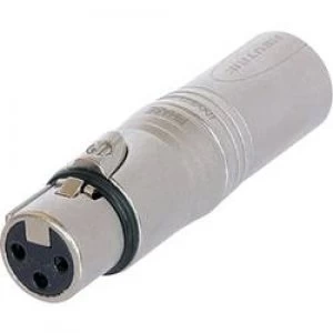 Image of XLR adapter XLR socket XLR plugNeutrikNA3FM1 pcs