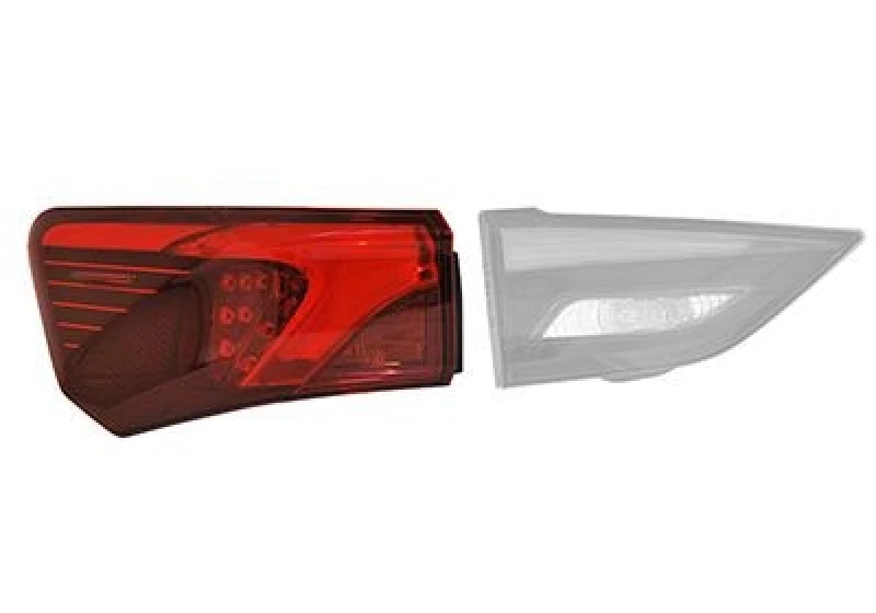 Image of VAN WEZEL 5422925 Rear light Outer section, with bulb holder, Left Combination Rearlight (391)