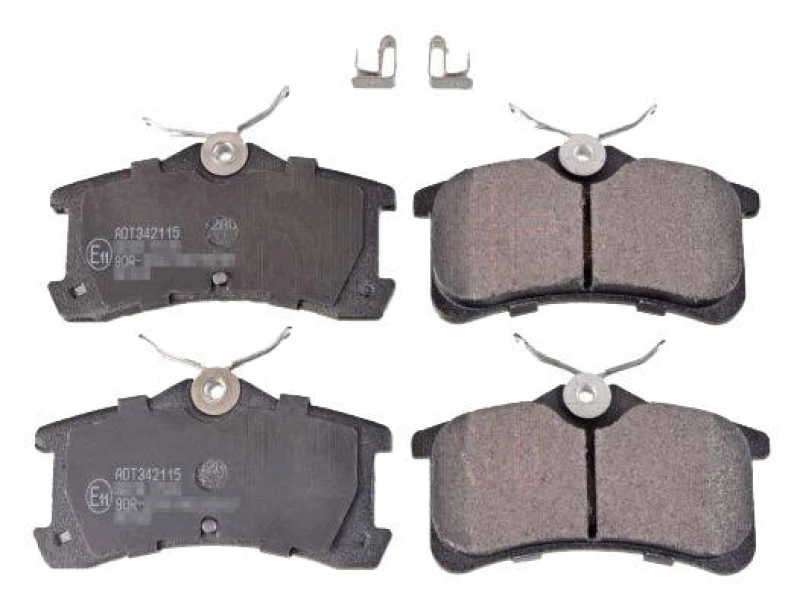 Image of Blue PRINT ADT342115 Brake pad set Rear Axle, with acoustic wear warning Brake Pad Set,disc brake (402)