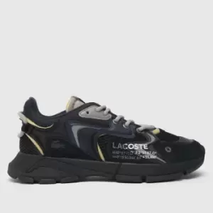 Image of Lacoste Black & Navy L003 Neo Trainers