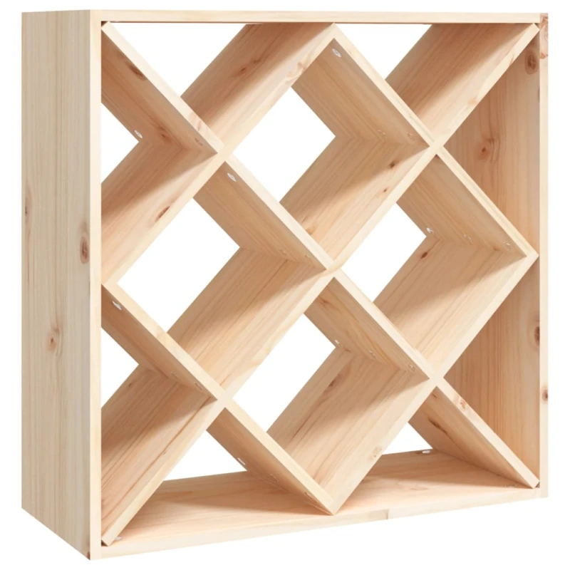 Image of VIDAXL Wine Cabinet 62x25x62cm Solid Wood Pine Vidaxl 8720845556105
