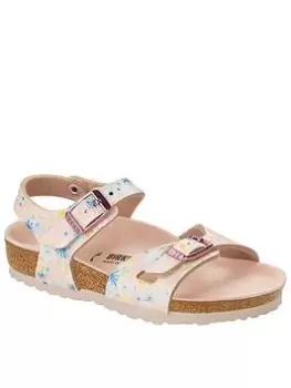 image of Birkenstock Rio Kids Summer Floral Sandal, Floral Print, Size 10 Younger