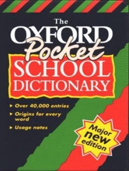 Image of The Oxford Pocket School Dictionary by Joyce Hawkins and Andrew Delahunty and Fred Mcdonald Paperback