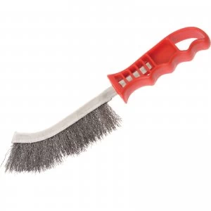 Image of Faithfull Wire Scratch Brush Steel 1 Row