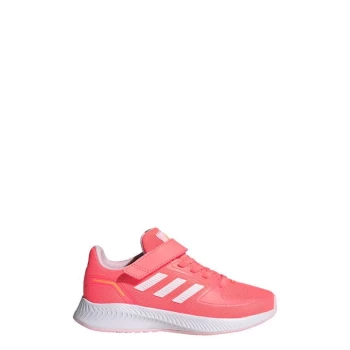 Image of adidas Runfalcon 2.0 Shoes Kids - Acid Red / Cloud White / Clear