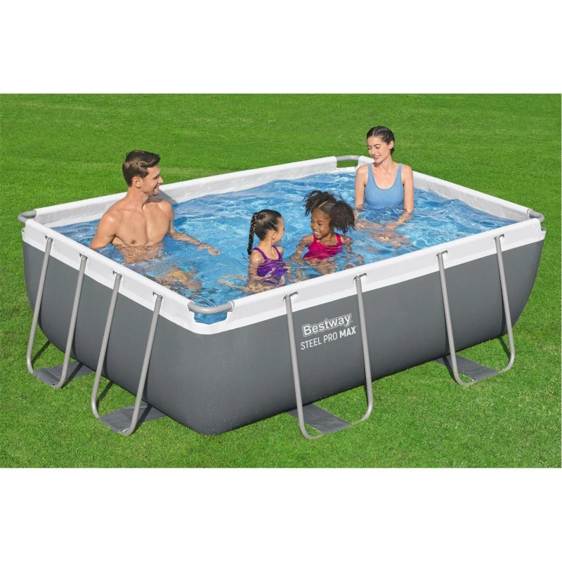 Image of Bestway Bestway 9ft Rct Pool Ch63 Grey unisex One Size