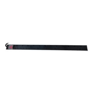 Image of Xclio 1.8m 12 UK Socket Rackmount PDU w/ Surge Protection