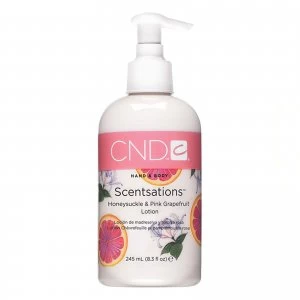 image of CND Scentsations Honeysuckle & Pink Grapefruit Hand Lotion 245ml