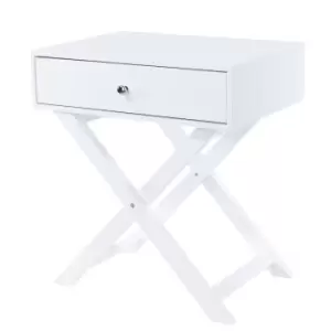 image of Robert Dyas X Leg 1 Drawer Petite Bedside