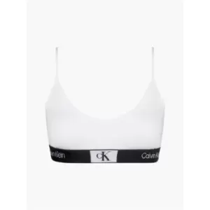 Image of Calvin Klein Lightly Underlined Bralette - White
