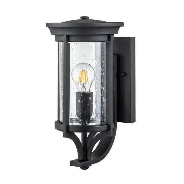 image of Feiss Merrill Outdoor Lantern Wall Light - Black