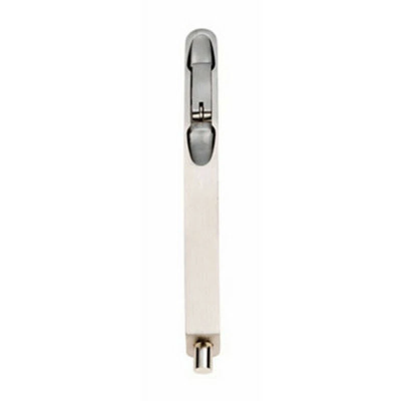 Image of Loops 8" Lever Action Flush Bolt Radius Forend 204 x 20mm Satin Steel Metallics unisex