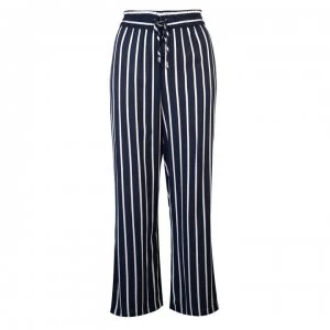Image of JDY Wide Pants - Navy/Wht Stirpe