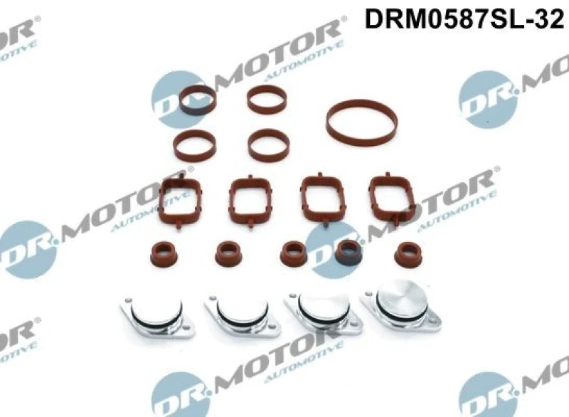 Image of DR.MOTOR AUTOMOTIVE Gasket Set, intake manifold DR.MOTOR AUTOMOTIVE DRM0587SL-32