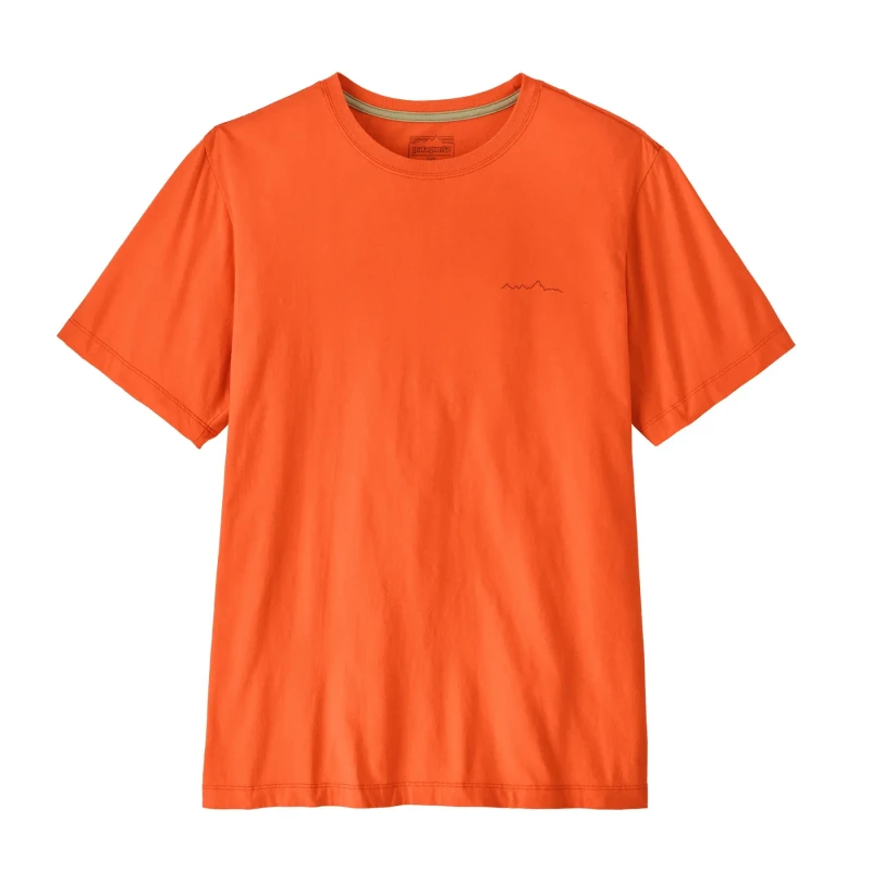 Image of T-Shirt Patagonia Multi-Pitch Orange Male XS