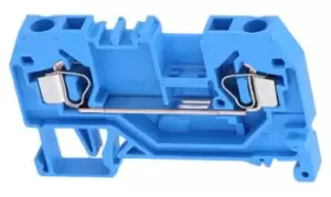 Image of Wago Blue 280 Standard Din Rail Terminal, 28 12 AWG, 2.5mm, 800 V