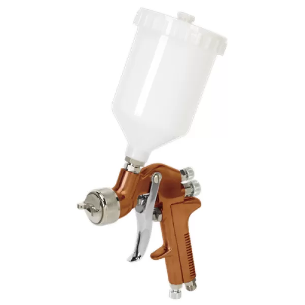 image of Genuine SEALEY S775G Spray Gun Gravity Feed Siegen Brand 1.3mm Set-Up