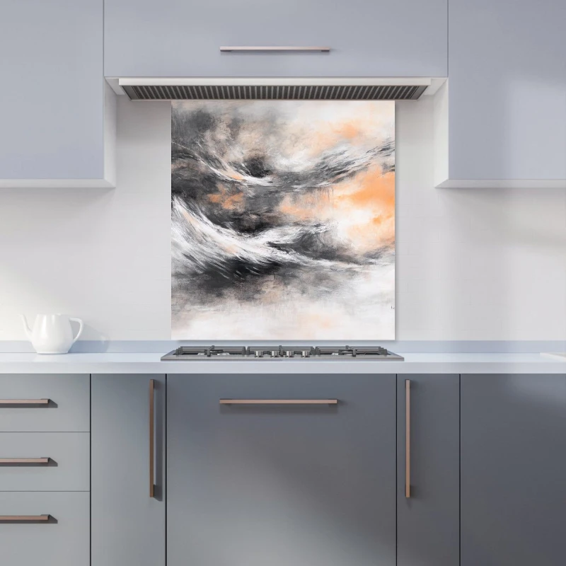 Image of Designer Kitchen Splashbacks Isla Quinn: 00014 Kitchen Splashback Size: 600mm x 750mm Multicolor Unisex 600mm x 750mm