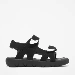 image of Timberland Perkins Row Strappy Sandal For Toddler In Black Kids, Size 7