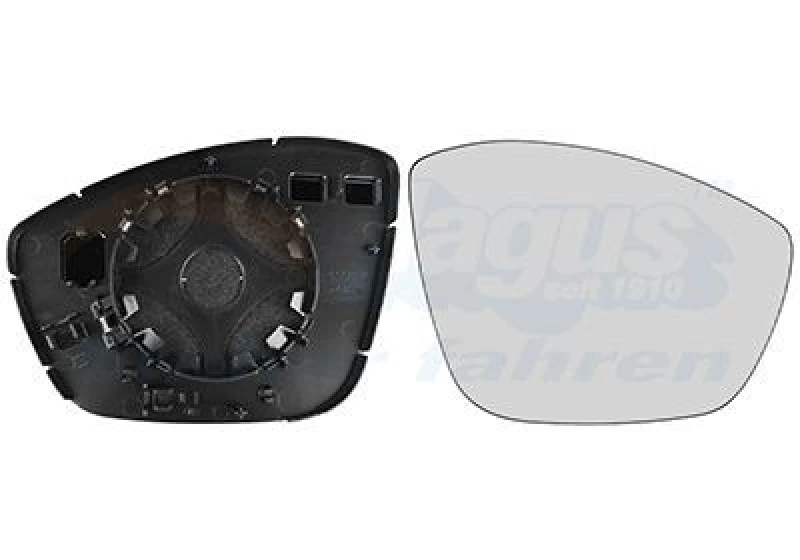 Image of VAN WEZEL Wing mirror glass VAN WEZEL 1633832