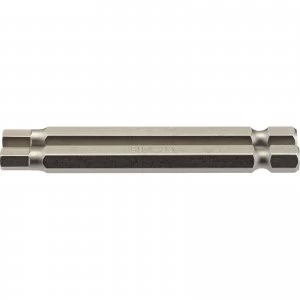 Image of Draper Hex Screwdriver Bit Hex 5mm 75mm Pack of 2