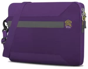 image of Blazer 2018 13" Notebook Sleeve Case Royal Purple Polyester Water Resistant Form Fitting Sleeve