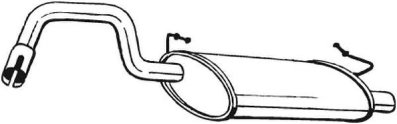 Image of Rear silencer BOSAL 235-203