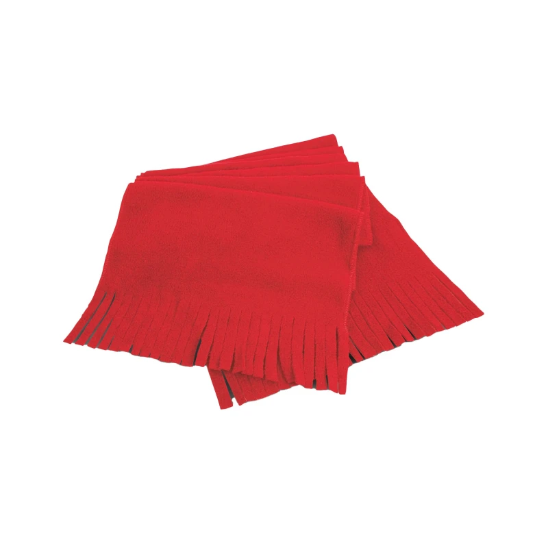 Image of Result Womens Tassel Polartherm Scarf in Red Red Female One Size