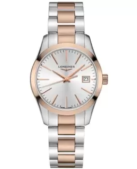 Image of Longines Conquest Classic Silver Dial Two Toned Stainless Steel Womens Watch L2.386.3.72.7 L2.386.3.72.7