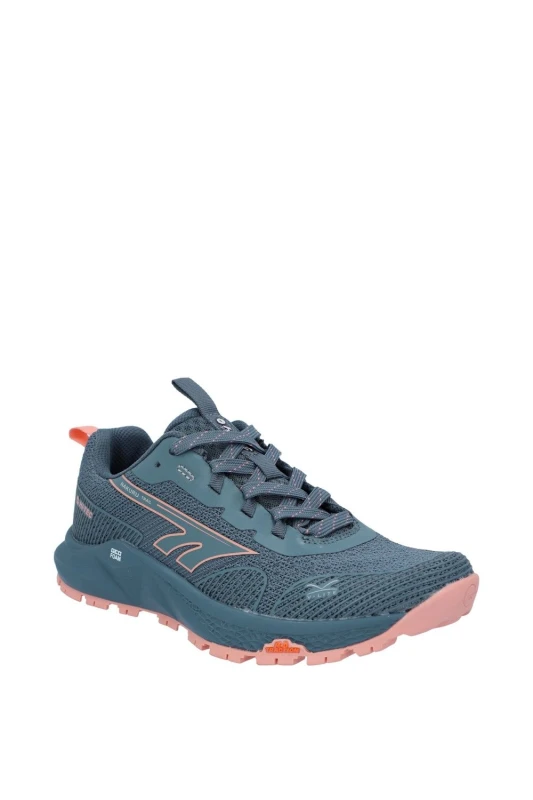Image of Hi-Tec Womens Geo Nakuru Trainers in Teal Size: 6 Teal Female 6